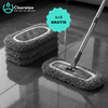 Genanvendelige mikrofiber-moppeovertræk til våd og tør gulvrengøring