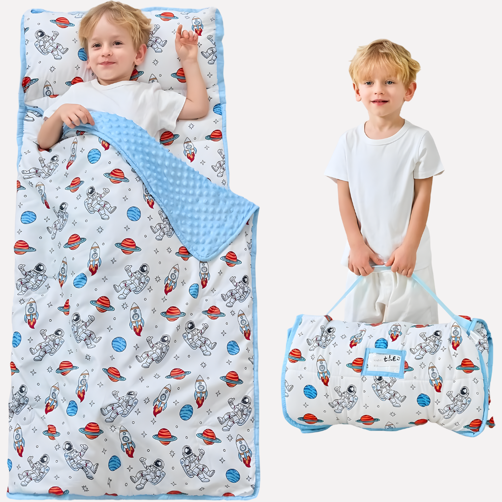 Tumling Nap Mat med Pude og Tæppe