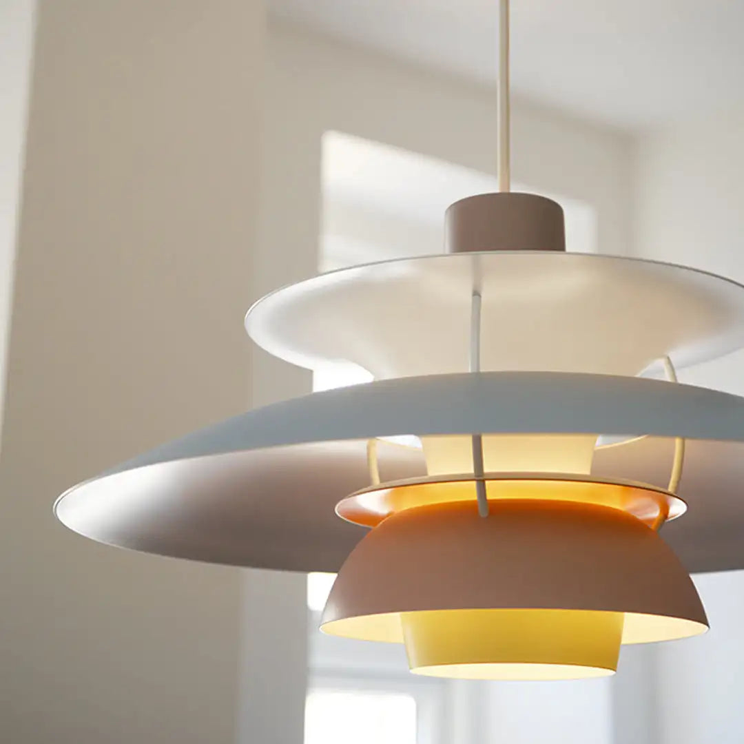Moderne rund LED-loftlampe – dæmpbar & holdbar – stilfuld belysning til stue, spisestue & kontor