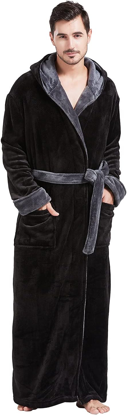 Let fleece-badekåbe til herrer til sommer – James