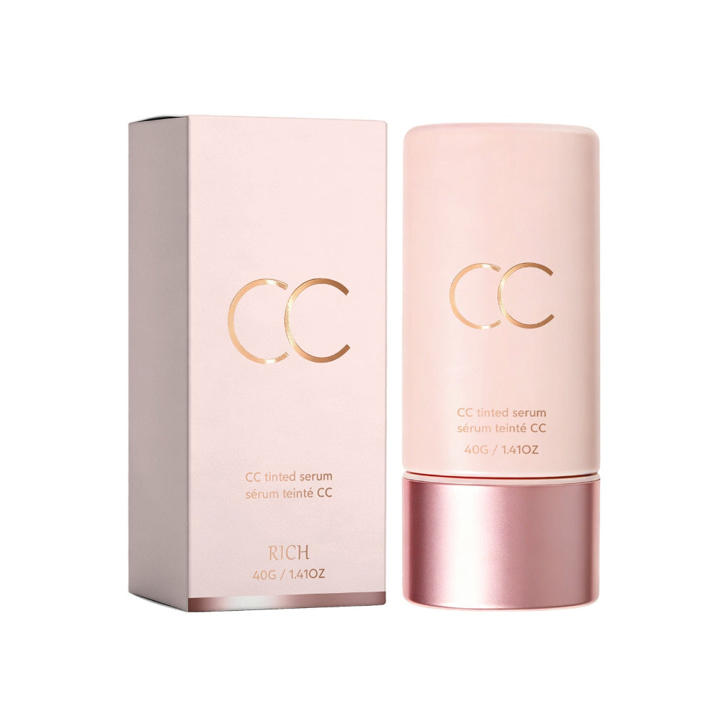 CC Color Correcting Tinted Serum, Hydrating Light Coverage Skin Tone Evener CC Cream