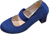 Velourpumps med elastikrem – Amelie Oktoberfest 2026