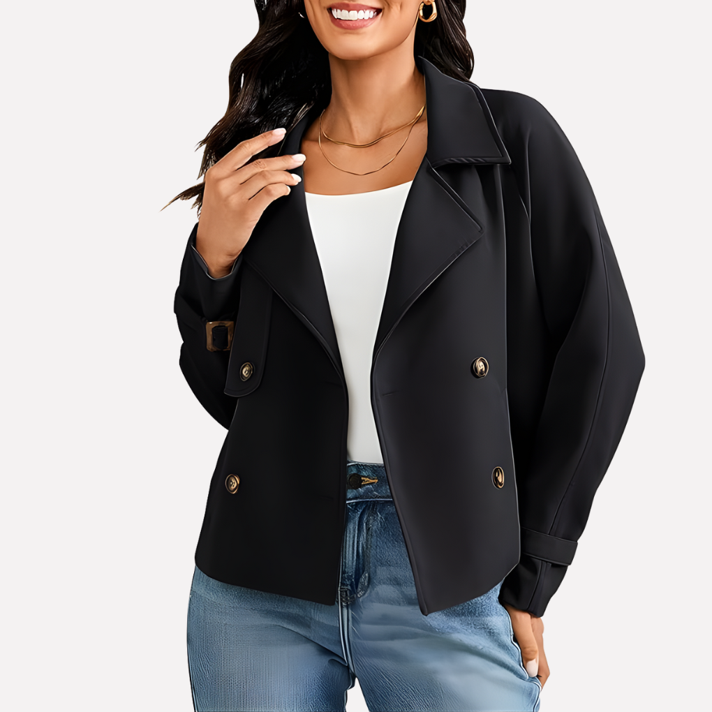 Kvinders Blazer Jakke – Klassisk Erhverv og Casual Stil