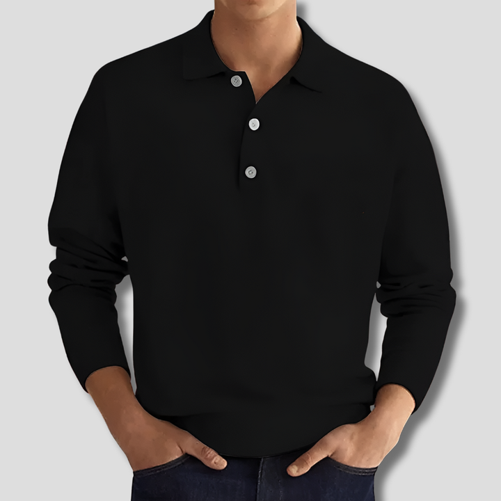 Herre bomuldspoloshirt