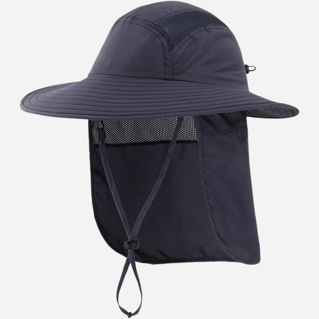 Fiskerhat med Nakke Flap til Udendørs Beskyttelse