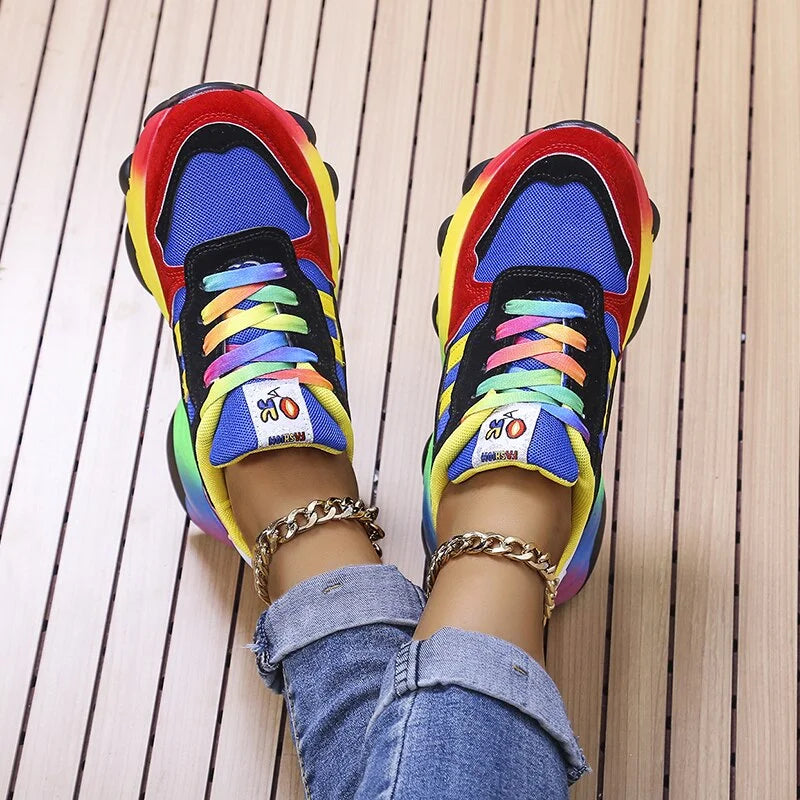 Farverige sneakers til kvinder – Solenya