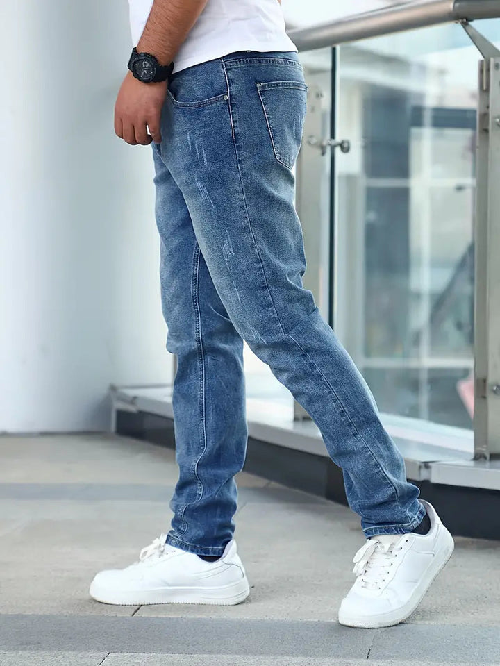 Casual Stylish Herrejeans – Komfort og Stil i Ét