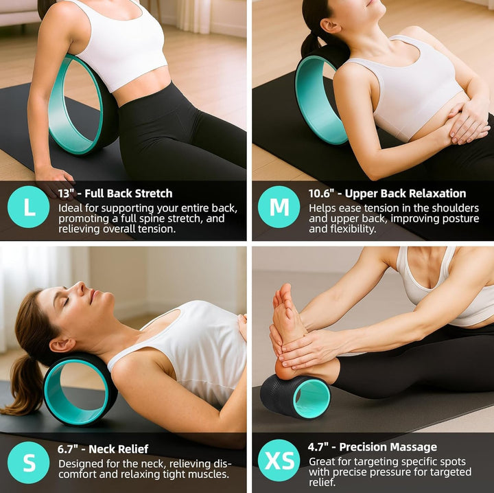 Back roller hjulsæt med 4 og yogablokke – Artheva