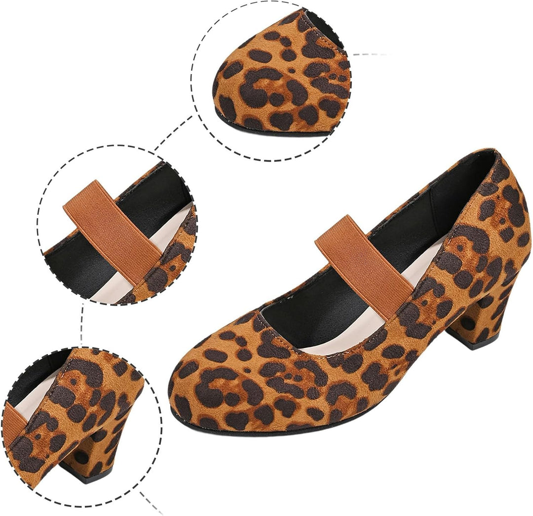 Velourpumps med elastikrem – Amelie Oktoberfest 2026