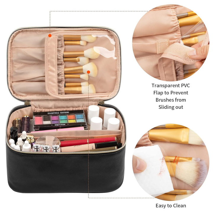 Bærbar Makeup-Organizer med Skillevægge