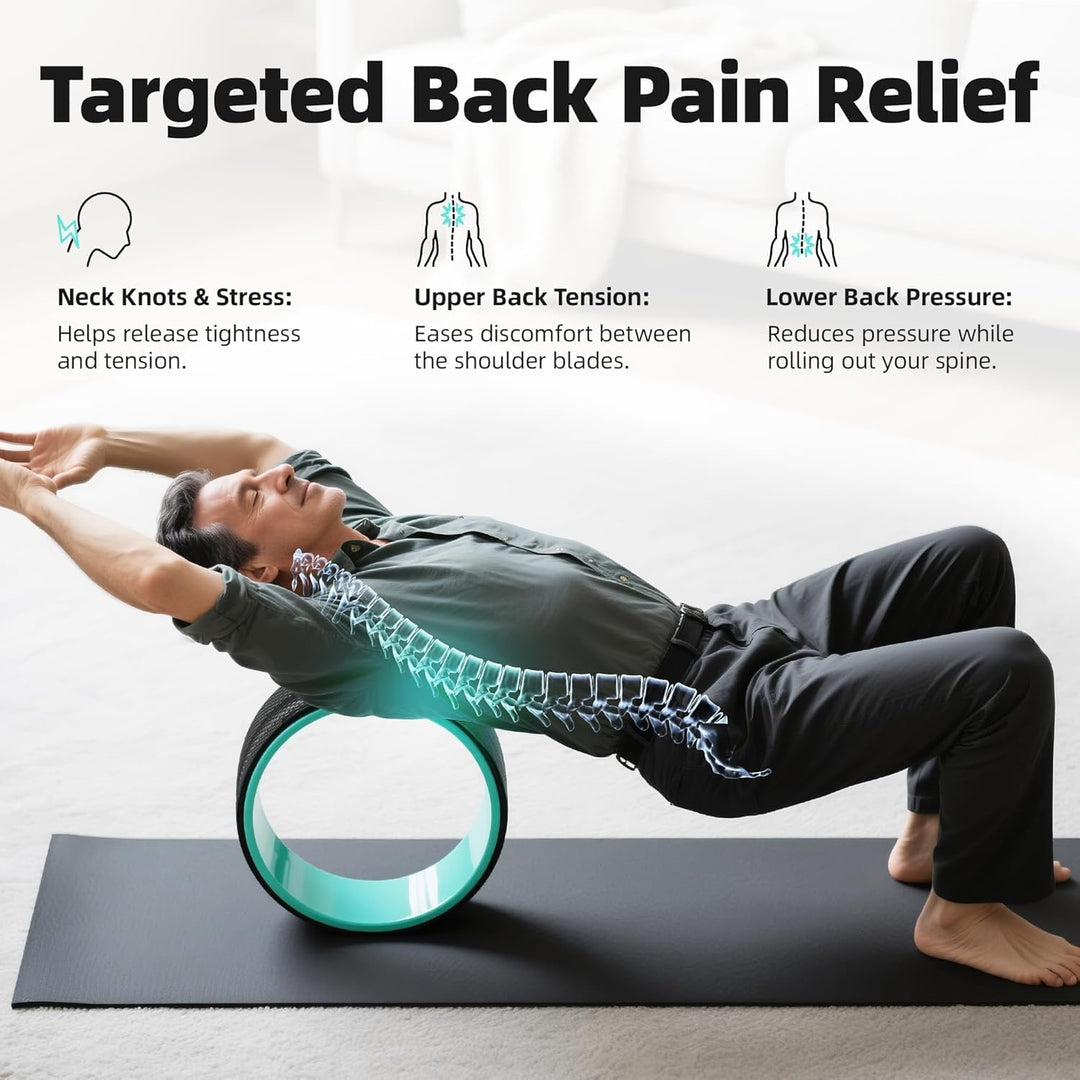 Back roller hjulsæt med 4 og yogablokke – Artheva
