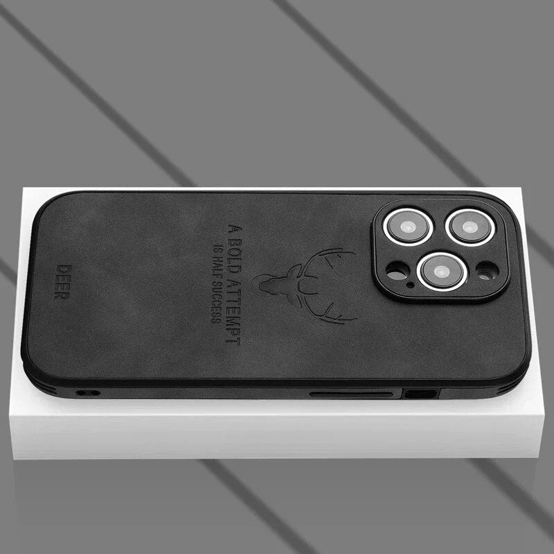 Luksus iPhone-cover i hjorteskind - Veltro