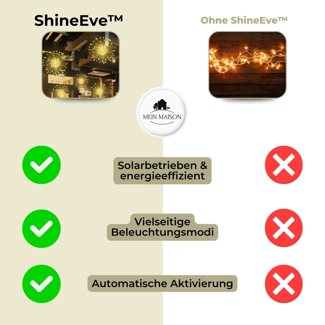 2+1 GRATIS | ShineEve - solcellelys til livlige aftener