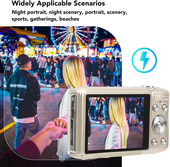 4K kompakt digitalkamera med 58 MP fotos og 16x zoom – Lumora