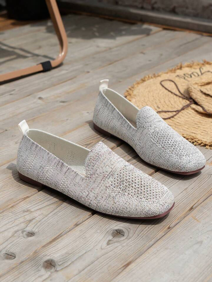 Ortopædiske slip-on-sneakers til damer med blød indersål og åndbart mesh