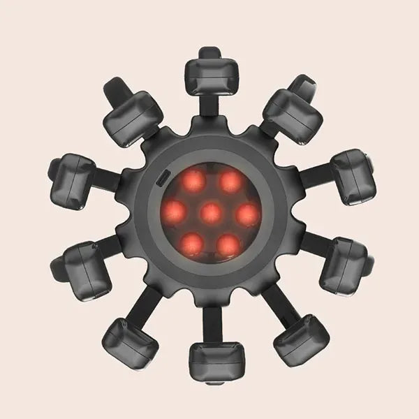 Intelligent elektrisk hovedmassager - OctoRelax