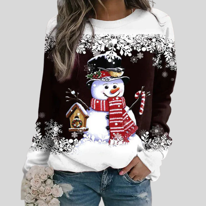 Julesweatshirt til kvinder