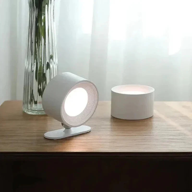 Væglampe med magnetisk montering, dæmpbar og bærbar belysning
