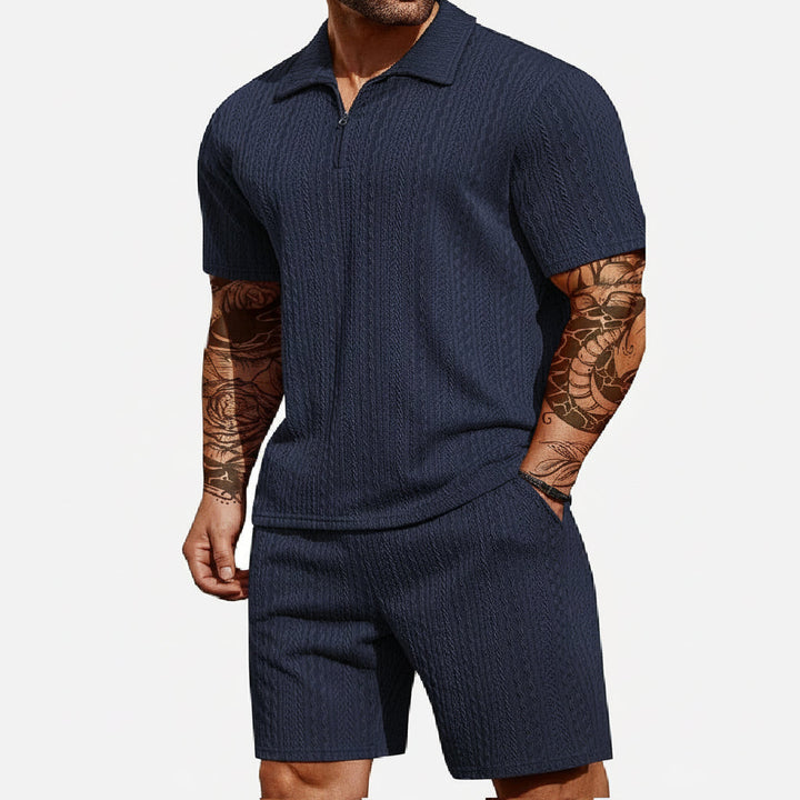 Cross-border European-size Best-selling Mens Summer Plaid