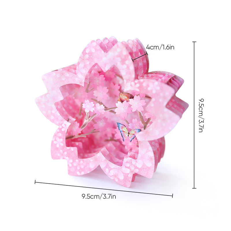 Mors Dag-3D-blomsterkort, unik erindring til hende