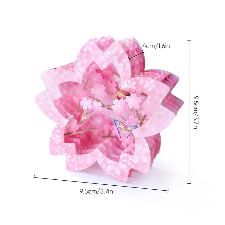 Mors Dag-3D-blomsterkort, unik erindring til hende