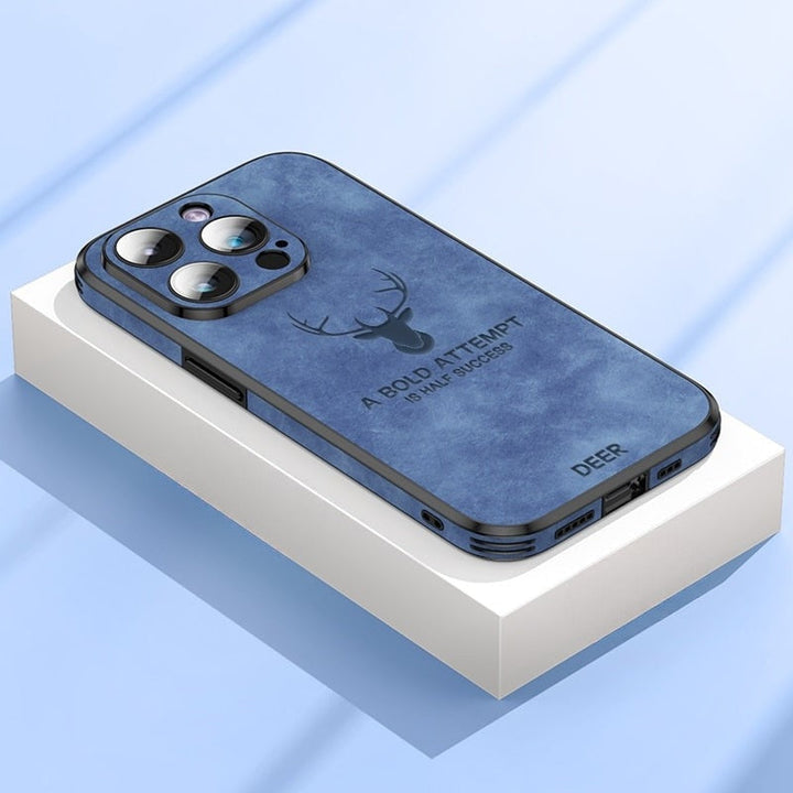 Luksus iPhone-cover i hjorteskind - Veltro