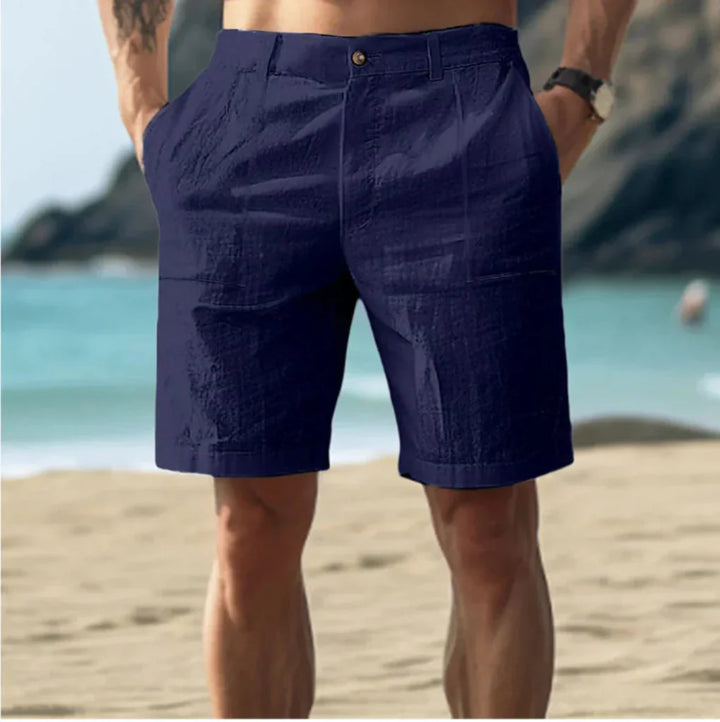Casual linnedshorts til mænd