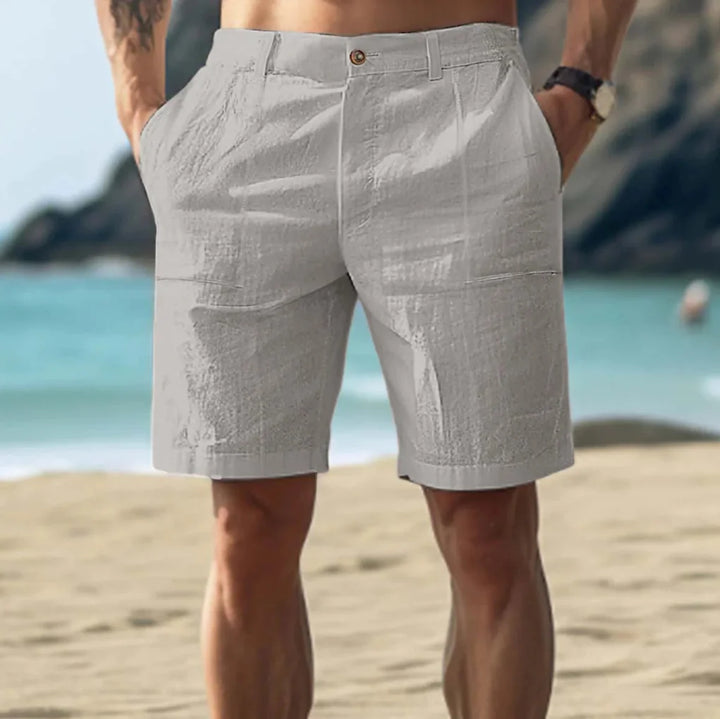 Casual linnedshorts til mænd