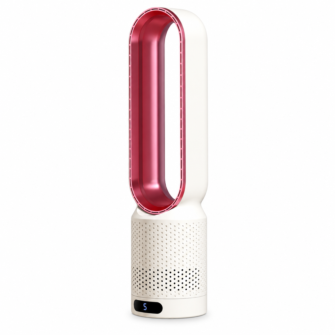 AirPure – Ultra-stille tårnventilator uden vinger (< 32 dB)