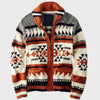 Stilfuld herrevest med jacquard-motiv