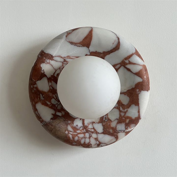 Indendørs vægarmatur i marmor Hako