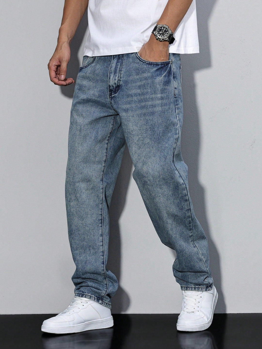 Baggy jeans til mænd | Løstsiddende pasform & fuld bevægelsesfrihed