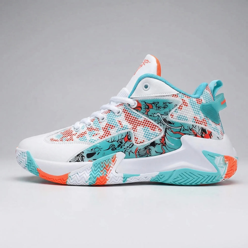 Court-sneakers med dristigt grafisk print - Seth