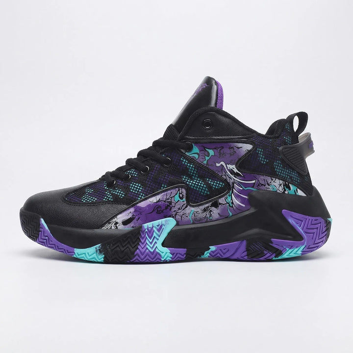 Court-sneakers med dristigt grafisk print - Seth