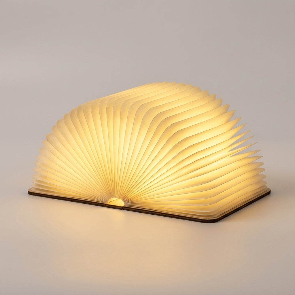 Bordlampe formet som en bog – Fablelite