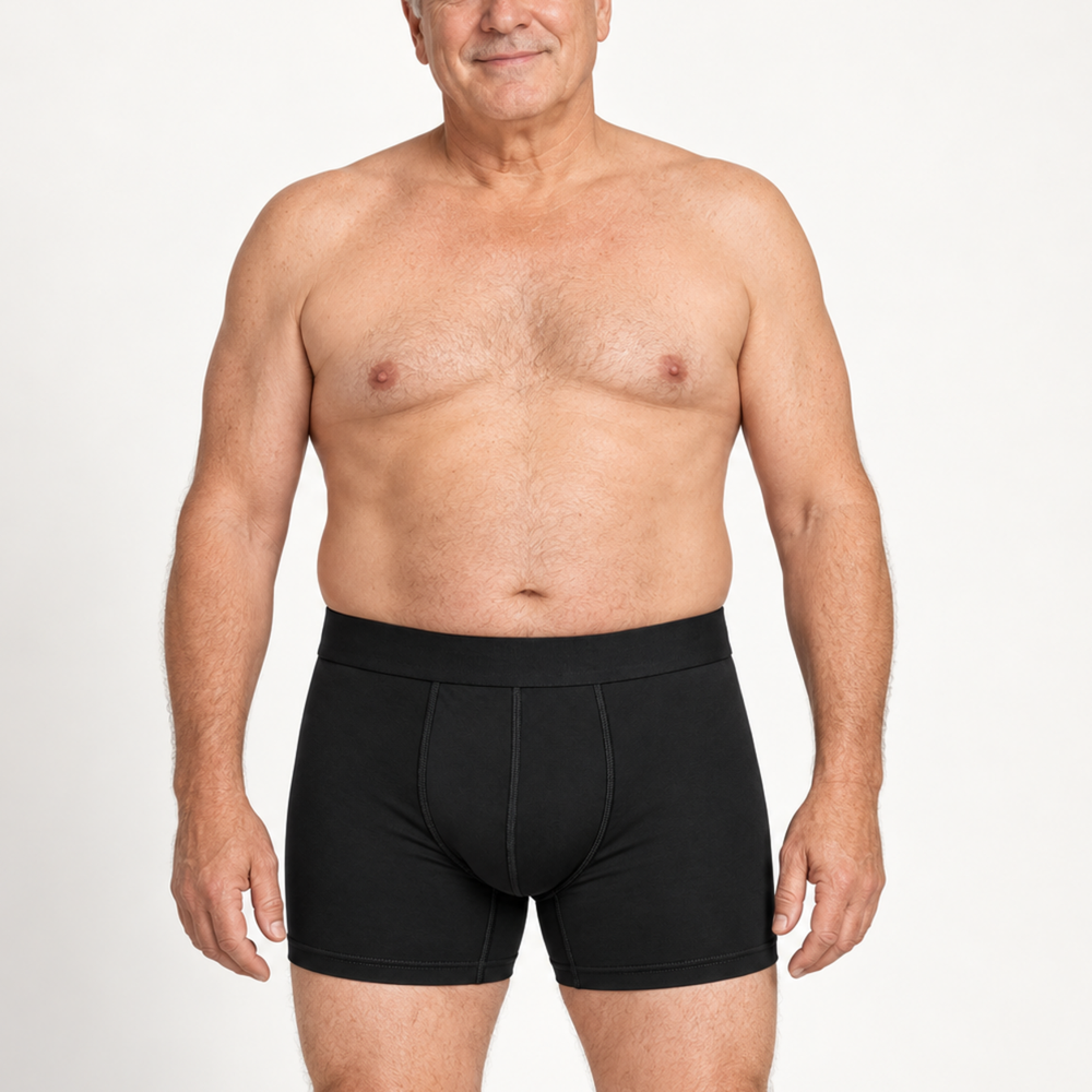 Bløde modal-boxerbriefs, længere ben, underbukser der ikke kryber op