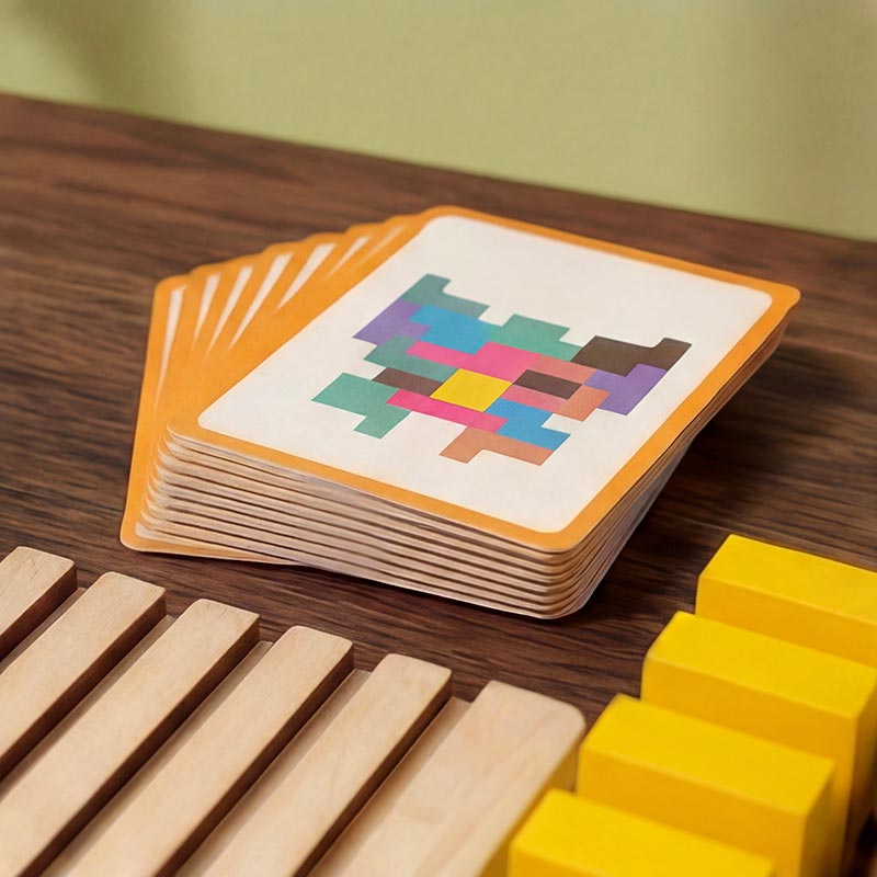 Tetris-puslespil i træ - hjernegymnastik, der vokser sammen med dit barn