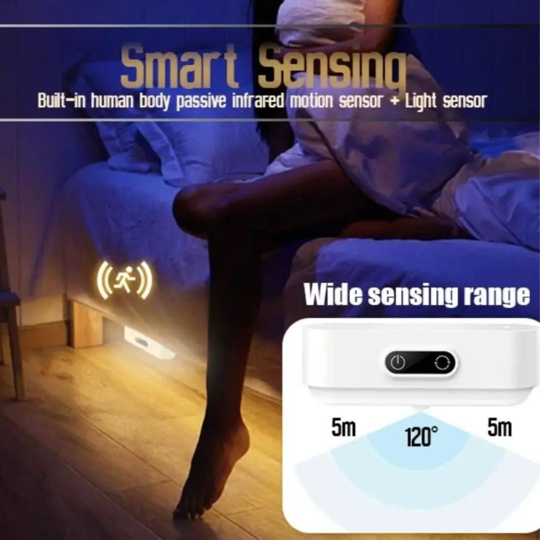 Magnetisk og dæmpbart LED-lys med sensor