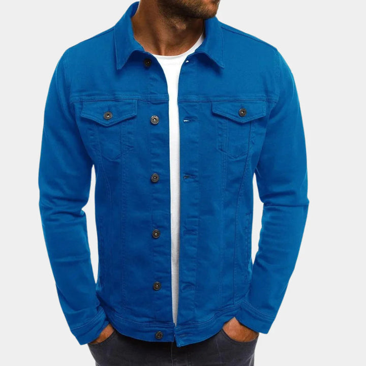 Casual denimjakke til mænd Tidløs stil møder hverdagskomfort