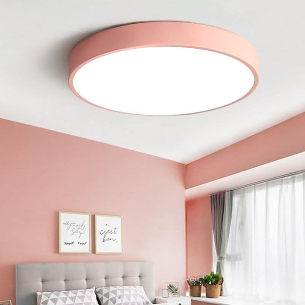 Rundt LED-loftslys