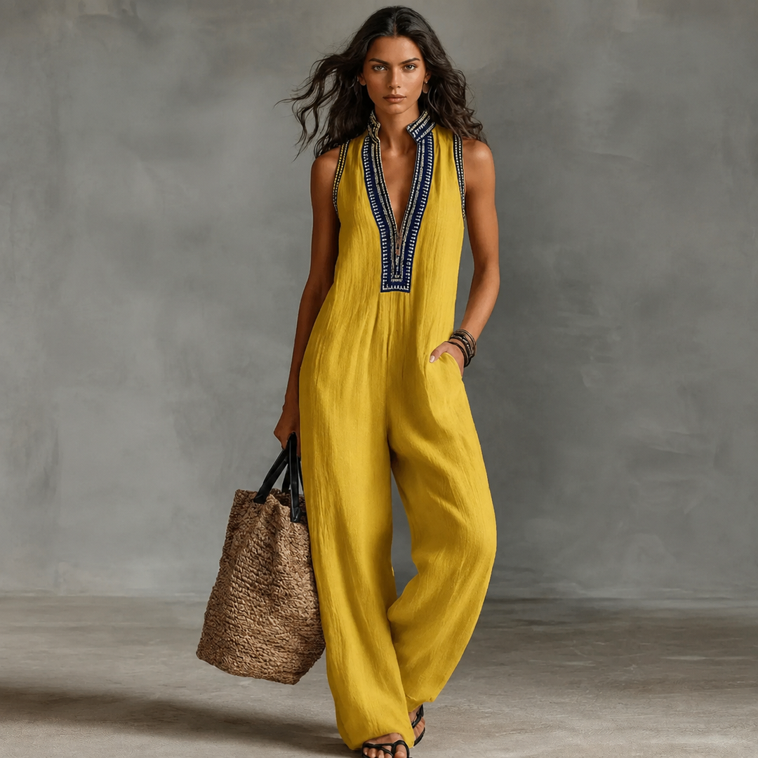 Kvinders Uden Ærmer Jumpsuit