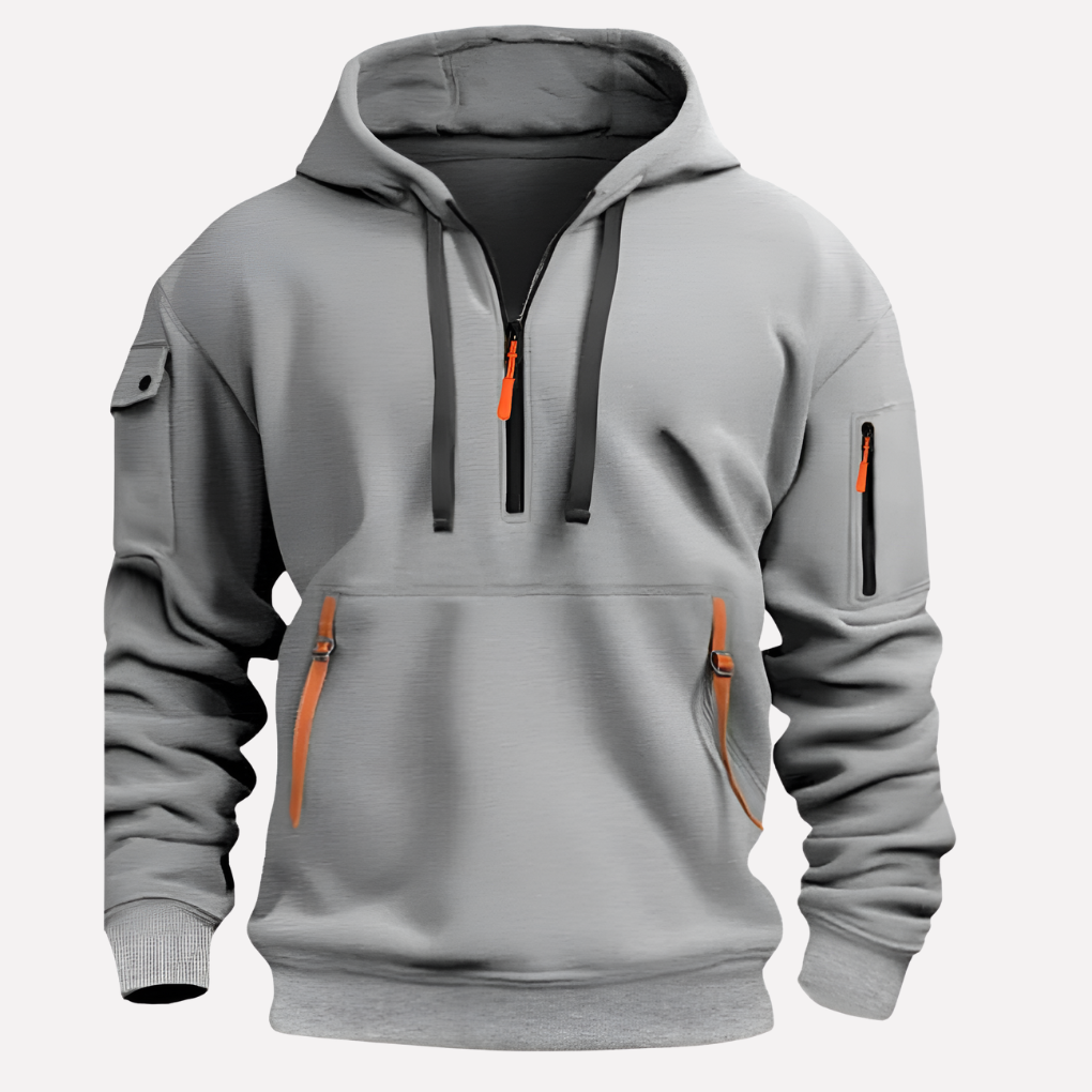 Herre Hoodie med Justerbar Hætte