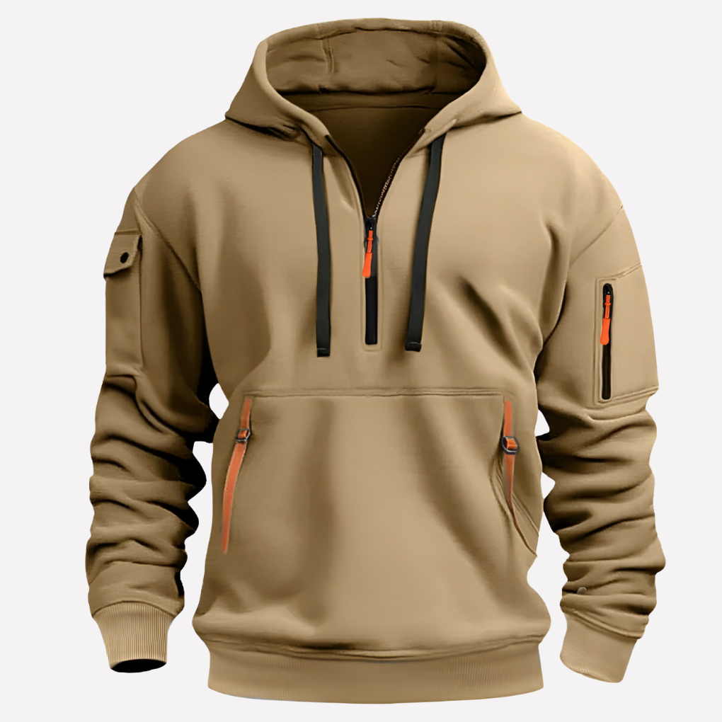 Herre Hoodie med Justerbar Hætte