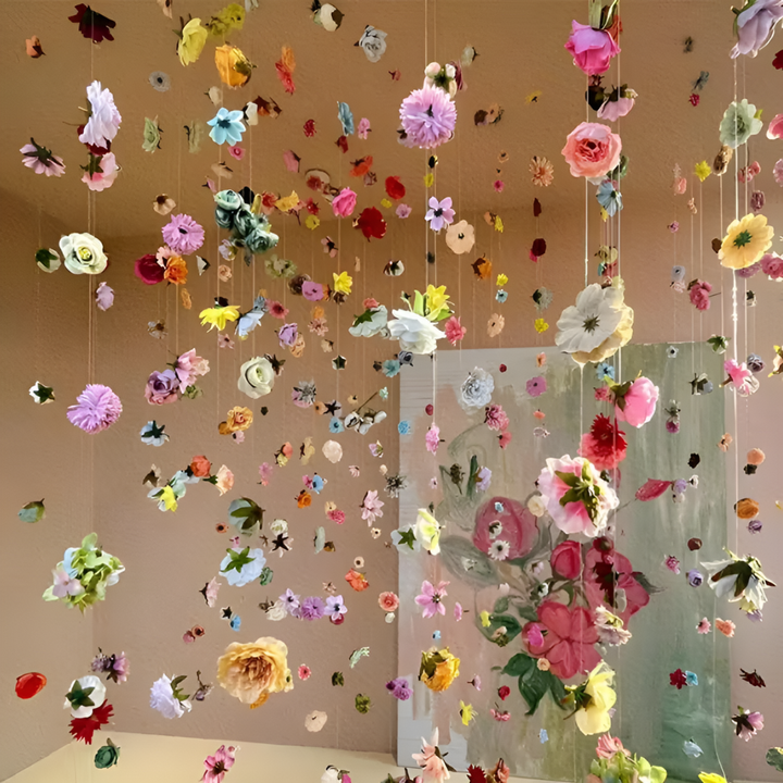 100-delt kunstig blomstersnor