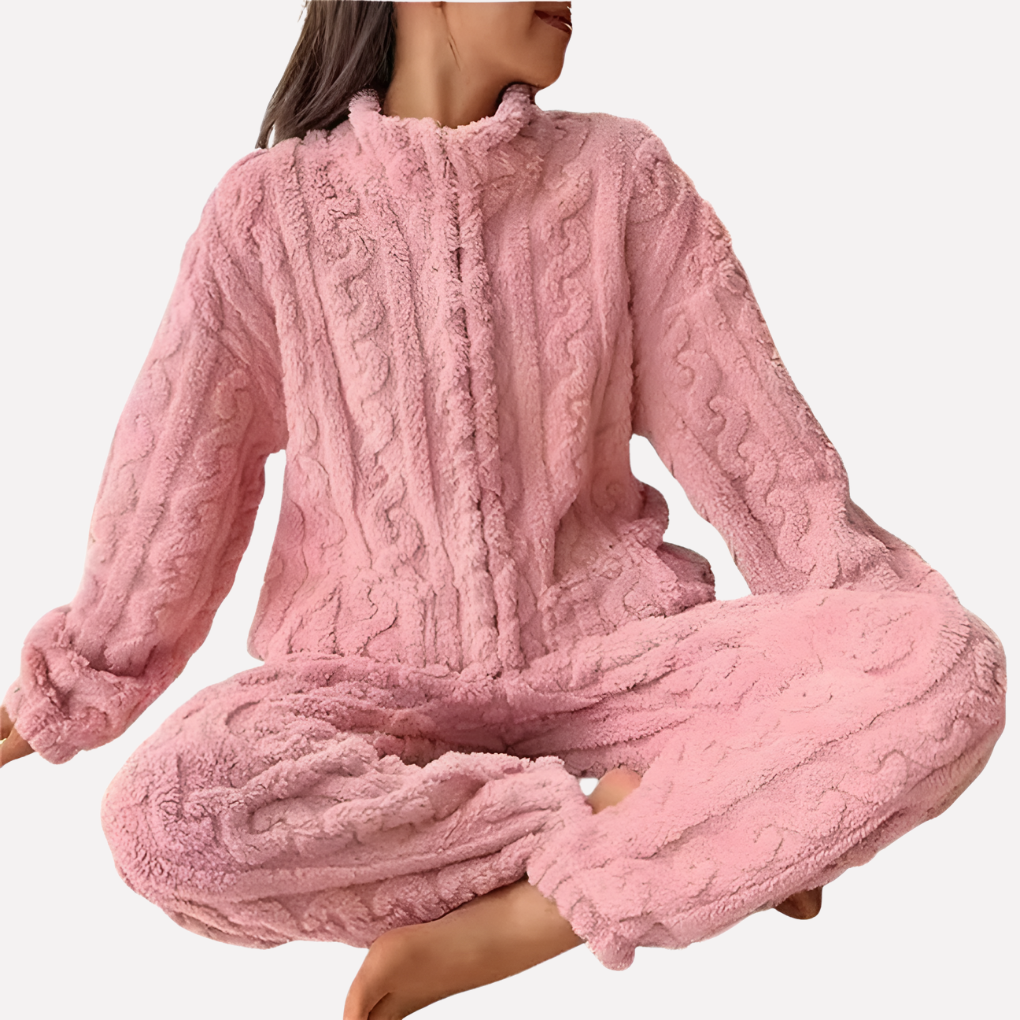 Kvinders Fleece Pyjamas Sæt