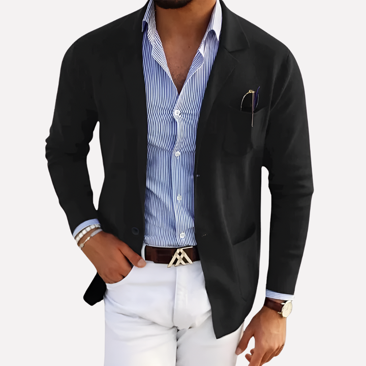 Herre Strikket Blazer