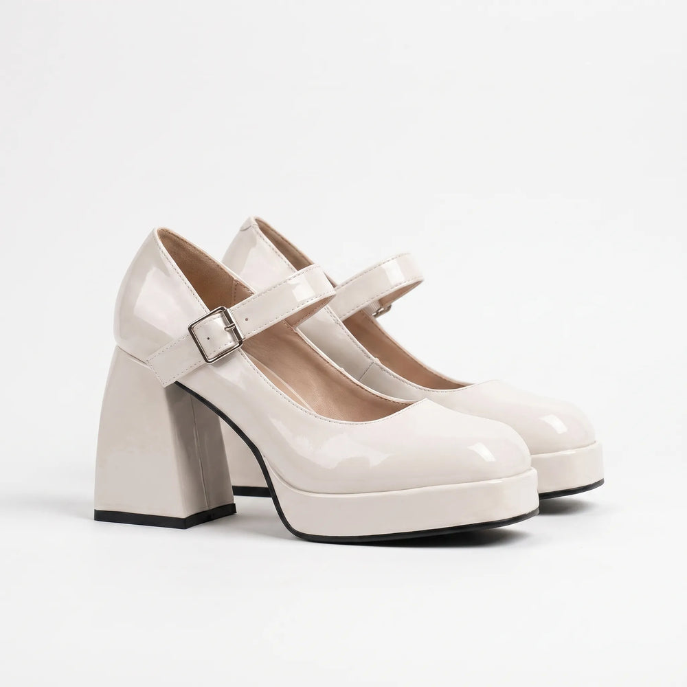 Chunky plateau Mary Janes - Lynda