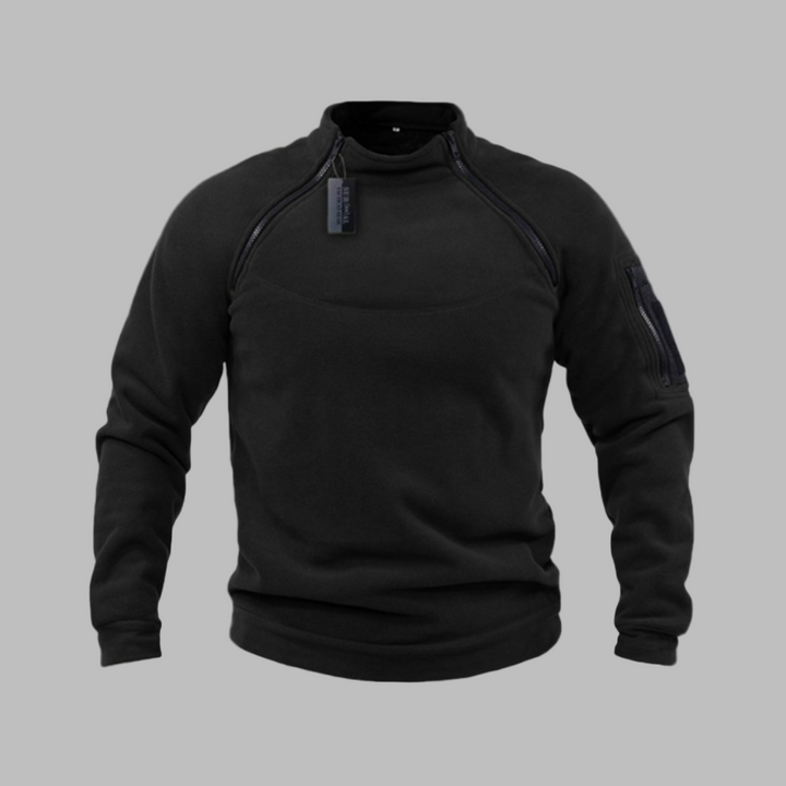 Vindtæt og fleece-sweater til mænd