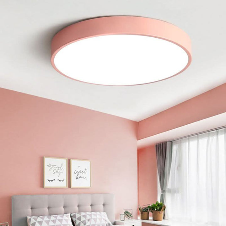 Loftlampe | Rund LED-loftlampe | Metal | Eterna