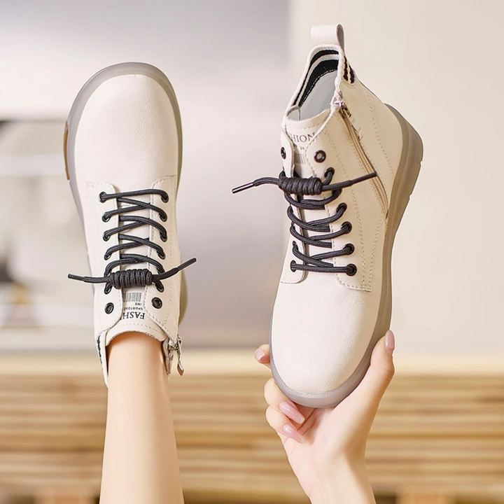 Vandtætte læder-sneakers til damer – AquaStride